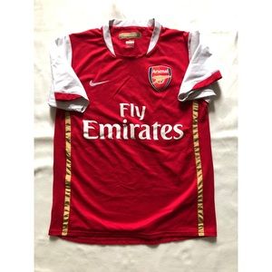 Nike Dry Fit Small Arsenal Shirt // Red & White